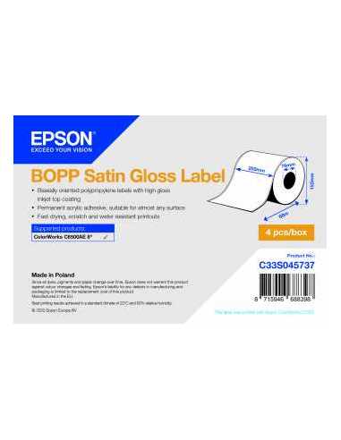 Epson C33S045737 etiqueta de impresora