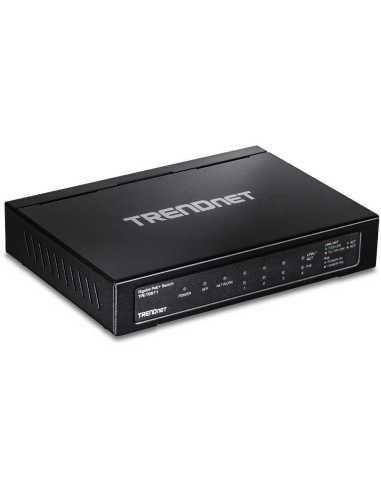 Trendnet TPE-TG611 switch Gigabit Ethernet (10 100 1000) Energía sobre Ethernet (PoE) Negro