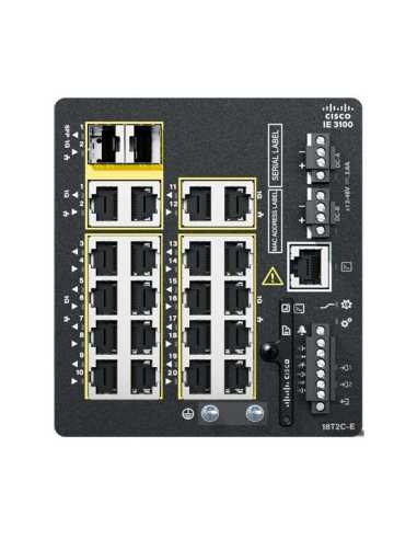 Cisco Catalyst IE3100 Gestionado L2 L3 Gigabit Ethernet (10 100 1000) Negro