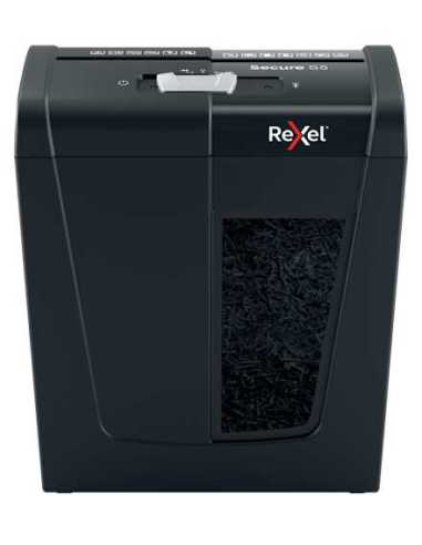 Rexel Secure S5 triturador de papel Corte en tiras 70 dB Negro
