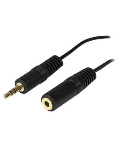 StarTech.com Cable de 3,6m Alargador Extensor de Audio Mini Jack 3,5mm Chapado en Oro para Auriculares - Macho a Hembra