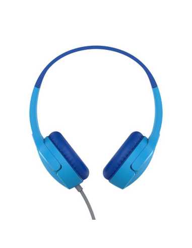 Belkin SoundForm Mini Auriculares Alámbrico Diadema Llamadas Música Deporte Uso diario Azul