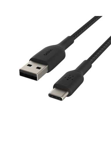 Belkin CAB002BT1MBK cable USB 1 m USB A USB C Negro