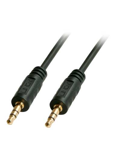 Lindy 35641 cable de audio 1 m 3,5mm Negro