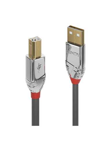 Lindy 36645 cable USB 7,5 m USB 2.0 USB A USB B Gris