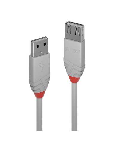 Lindy 36714 cable USB 3 m USB 2.0 USB A Gris