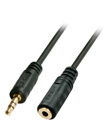 Lindy 35653 cable de audio 3 m 3,5mm Negro