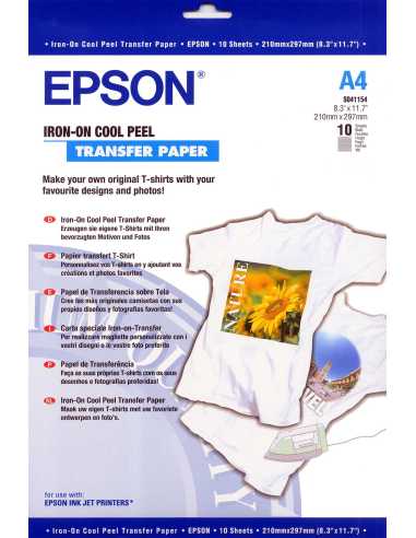 Epson Iron-on-Transfer Paper - A4 - 10 hojas