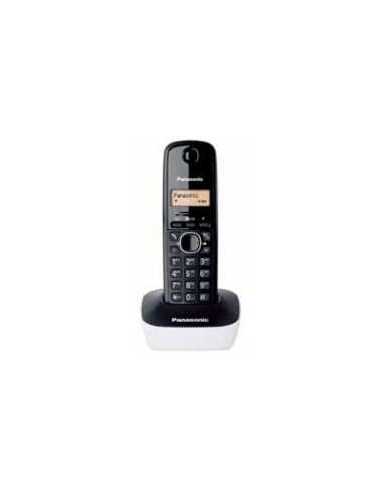 Panasonic KX-TG1611 Teléfono DECT Identificador de llamadas Negro, Blanco