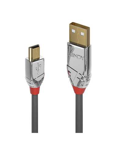 Lindy 36632 cable USB 2 m USB 2.0 USB A Mini-USB B Gris