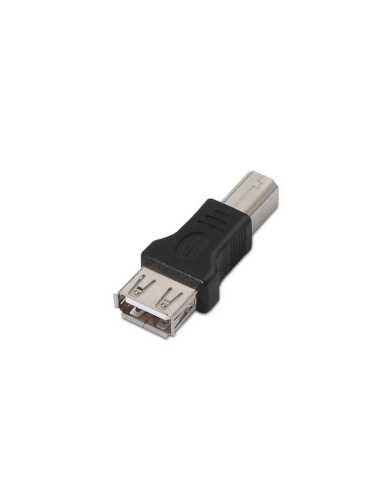 Nanocable 10.02.0002 cambiador de género para cable USB 2.0 B USB 2.0 A Negro