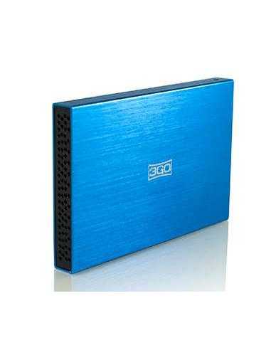 3GO HDD25BL13 caja para disco duro externo Azul 2.5"