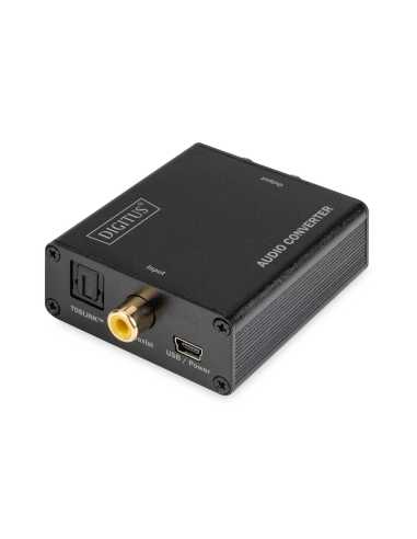Digitus DS-40138 convertidor de audio Negro