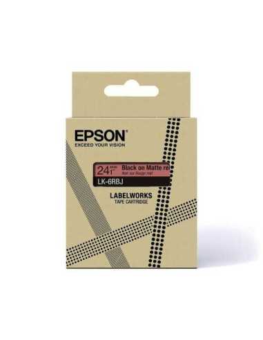 Epson C53S672072 etiqueta de impresora Negro, Rojo