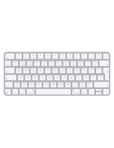 Apple Magic teclado USB + Bluetooth Portugués Aluminio, Blanco