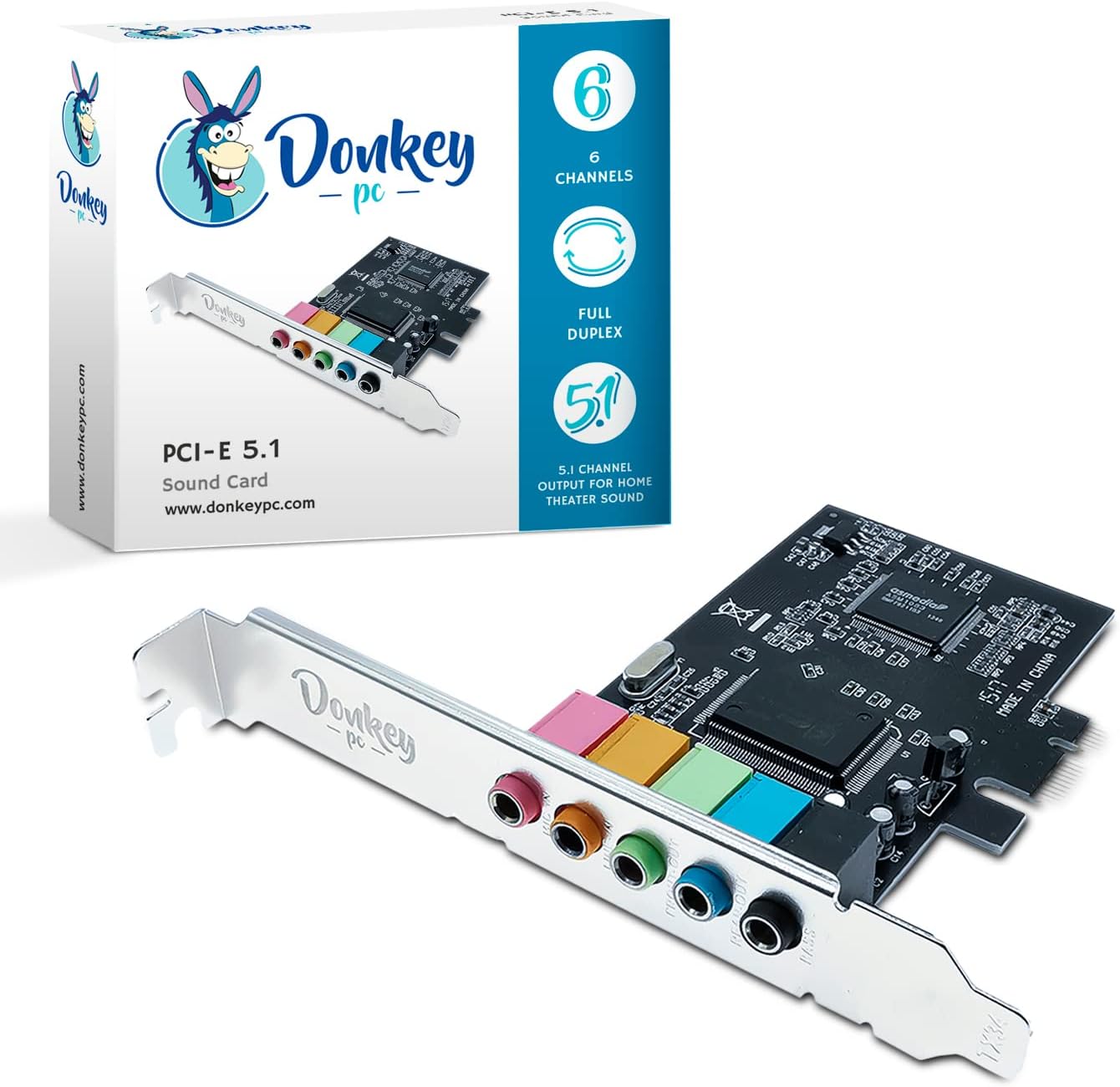 Donkey pc – Tarjeta de Sonido Externa con clave USB C a Jack 3.5 mm